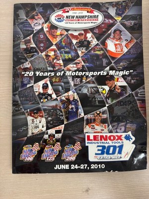 New Hampshire Motor Speedway Program June 2010 NASCAR Lenox 301 Race Guide