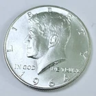 1964 D KENNEDY HALF DOLLAR ~ 90% SILVER ~ MS MINT STATE DETAILS #8049