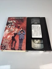 Speak of the Devil VHS 1990 Robert Elarton AIP Horror Comedy Movie Rare Tested