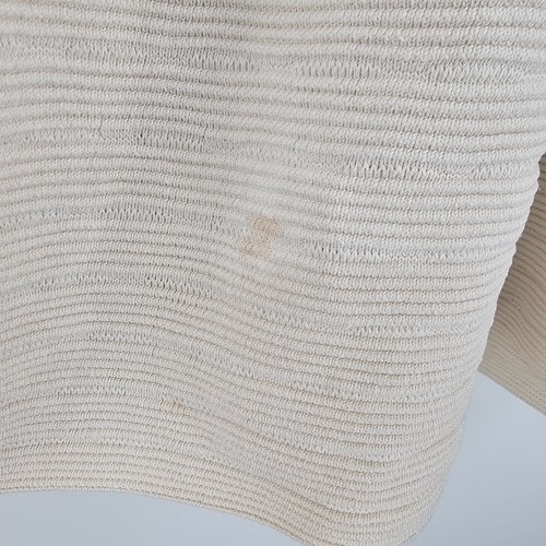 Sandro Dress Womens Size 1 Fit And Flare Beige Sleeveless Scoop Neck Cotton Knit - Picture 4 of 8