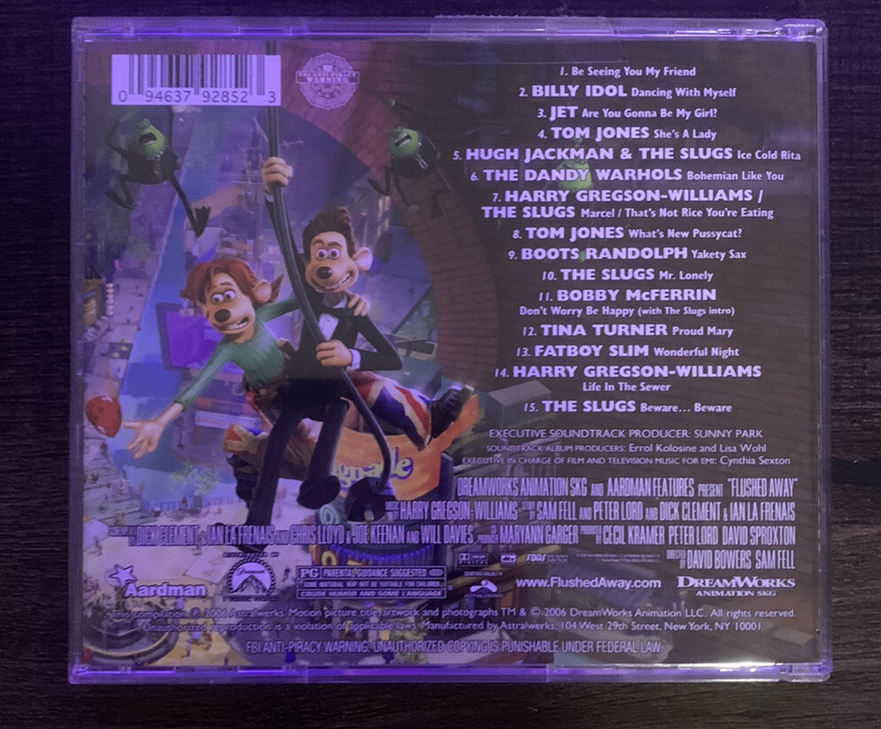 Flushed Away Original Motion Picture Soundtrack EU CD H04 eBay