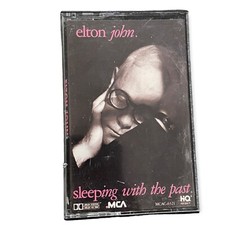Vintage Elton John 1989 Sleeping with the Past MCA Cassette Tape