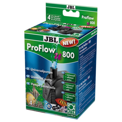 JBL ProFlow u800 Wasserpumpe 900 l/h für Aquarium & Terrarium, 7W, Edelstahl