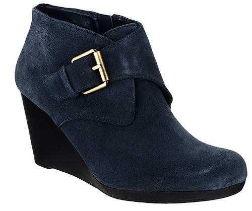 Isaac Mizrahi Live! Suede Ankle Boots 