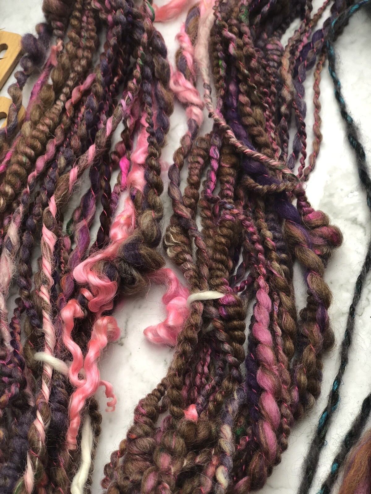 Brushed Kid Rowan Drops Alpaca Silk Yarn Job Lot Bundle Hand Spun Art