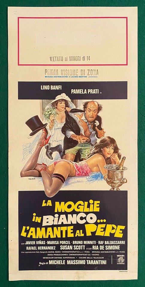 Locandina di La moglie in bianco... l'amante al pepe (1981)