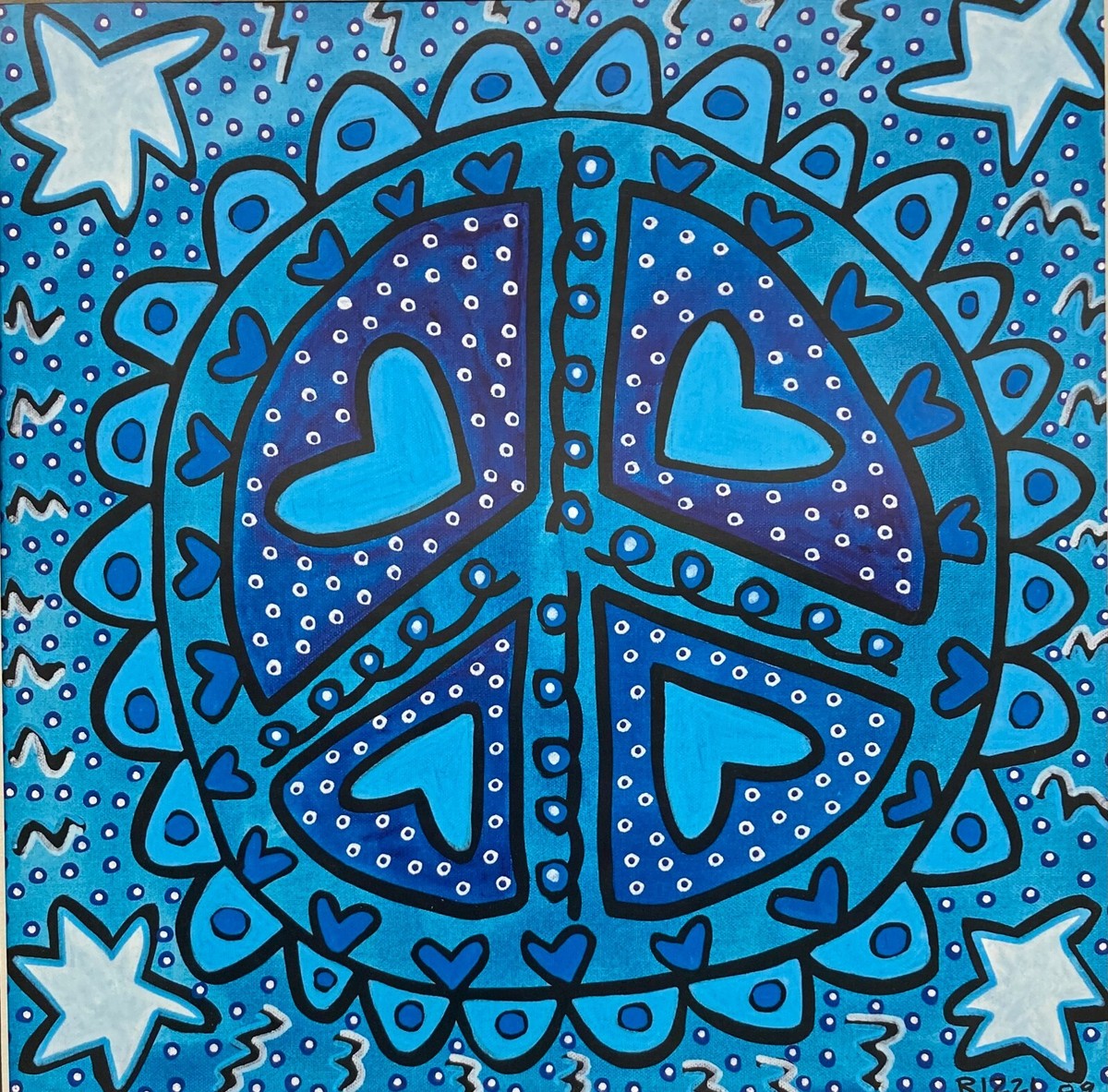 Goebel Desert Life Stockschirm Upside/Down Öffnung James Rizzi Pop Art Kunst Neuheit 2024