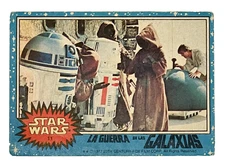 STAR WARS BLUE BORDER 1978 CARD STANI topps ARGENTINA RARE #11 vg condition