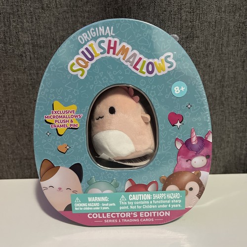 Squishmallow Collector Tin Archie Axolotl Micromallow Enamel Pin