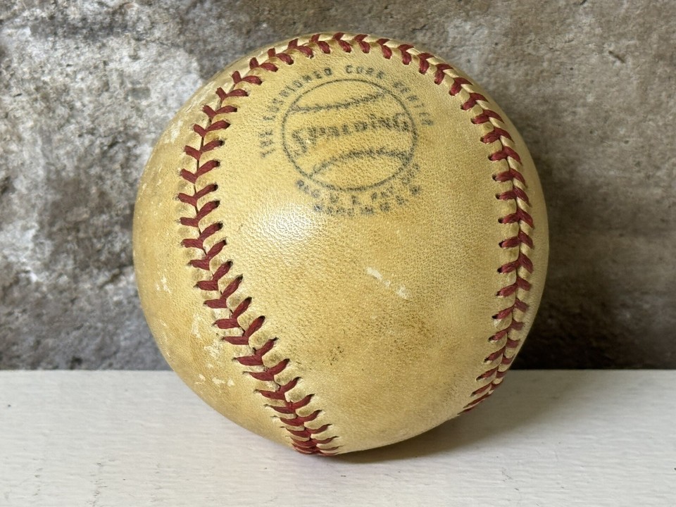 Balle Vintage Spalding National League 1958-1969 - Authentique Sous Scellé - Warren Giles