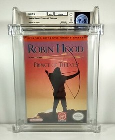 Robin Hood Prince of Thieves New Nintendo NES Factory Sealed WATA Grade 9.6 A+
