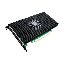 HighPoint 4-Port M.2 SSD7105 PCIe Gen3 Bootable NVMe RAID Controller for Wind...