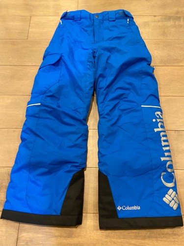 Columbia Ski Snow Pants Omni-Heat Waterproof Insulated OutGrown Youth Small Blue - Picture 3 of 12