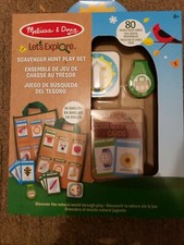 NEW Melissa Doug Let's Explore Indoor/Outdoor Scavenger Hunt Play Set 4