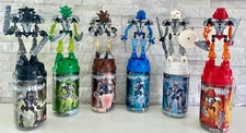 Bionicle Toa Nuva: 8566 , 8567 , 8568 , 8570 , 8571 , 8572 + Canisters & Manuals