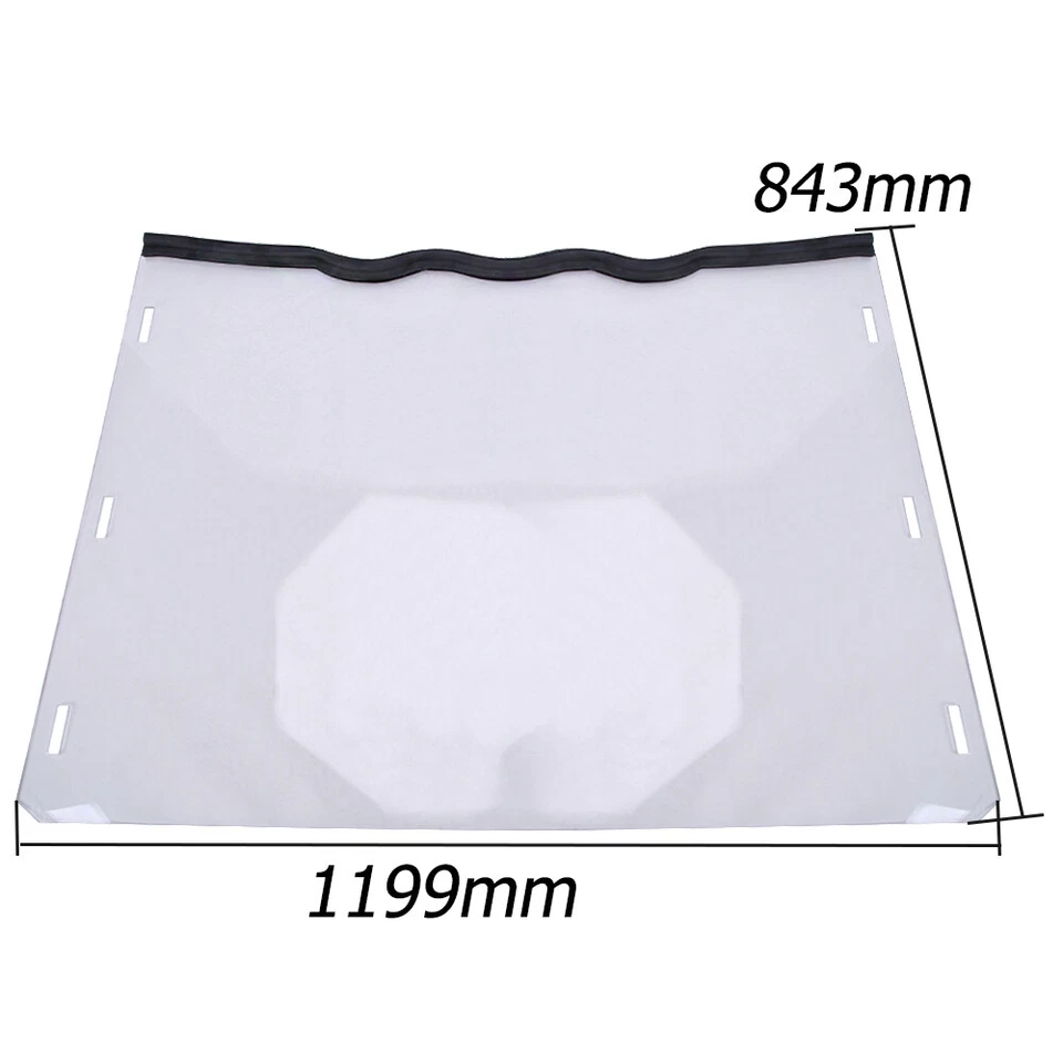 for Polaris Ranger Crew 400 500 570 800 EV EFI 4X4 2010-2014 1/4" UTV Windshield - Изображение 2 из 4