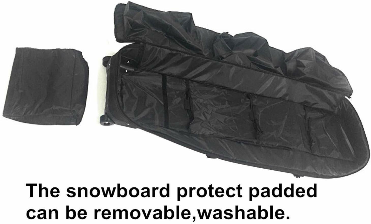 Snowboard Bag Wheels Waterproof Snow Sports Ski Bag Fully Padded