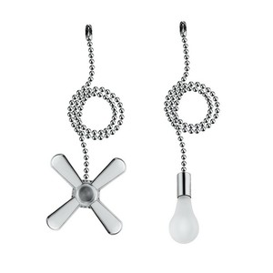 Ceiling Fan Pull Chain 2pcs 34cm Diameter Beaded Ball Fan Pull