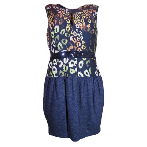 Rachel Roy Women's Sleeveless Animal Print Dress, Size-4 - Picture 4 of 4