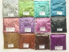 Solvent Resistant IRREGULAR shape Glitter U Choose Color Nail Art Face Crafts