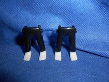 Playmobil Pirat 2 X Beine schwarz F&uuml;&szlig;e wei&szlig; barfu&szlig; Geisterpirat Set top