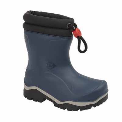 Dunlop W245 Blizzard Toggle Tie Top warm gefüttert Kinder Blizzard PVC Stiefel