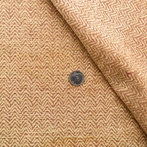 Reversible Chevron Motif Chenille Cotton/Rayon Blend Upholstery Fabric | 2.3yds - Picture 3 of 8