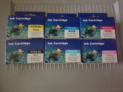 6 x kompatible Patronen  für Epson XP-8500 XP-15000 XP-8000 XP-8005 XP-8505