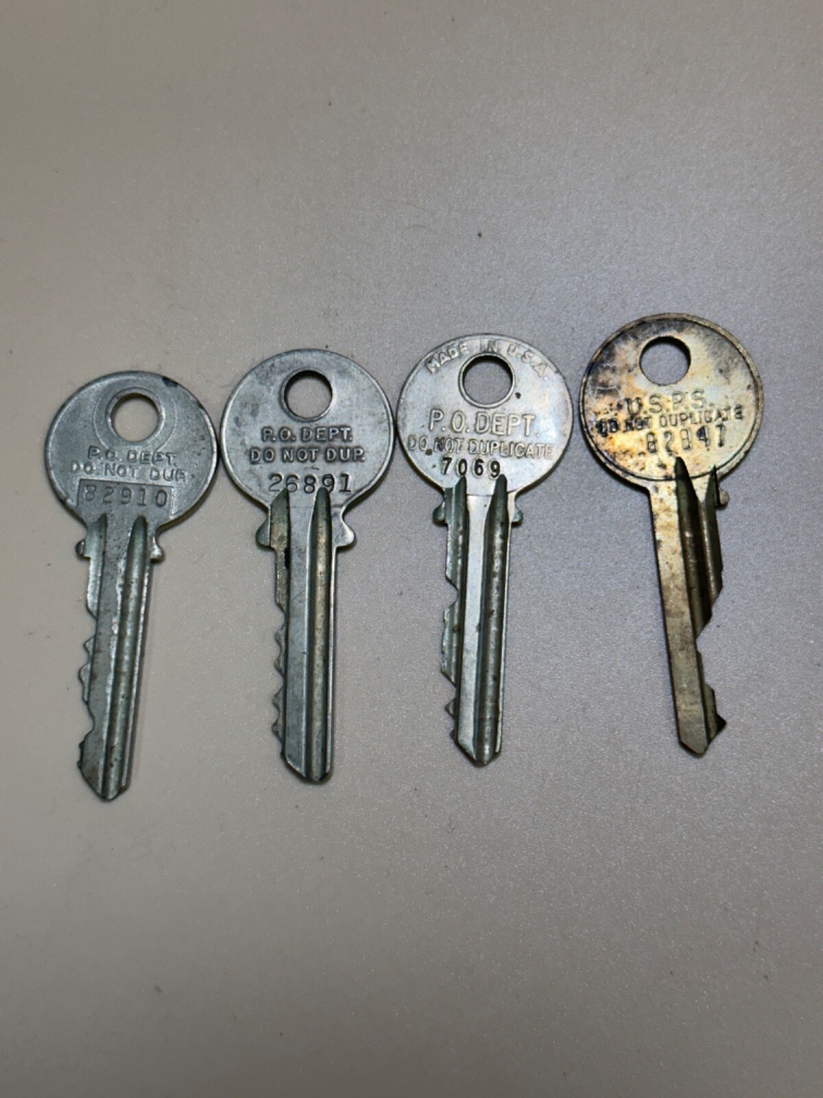Usps Key LOT of 4 Vintage USPS United States Post Office KEYS #5 | eBay