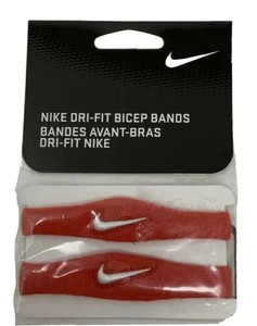 white bicep bands