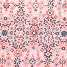 FREE SPIRIT "SILENT CINEMA" HOME DECOR SUNRISE Orange  by the 1/2 yard