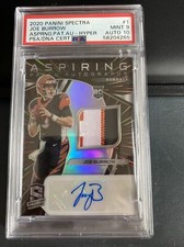 2020 SPECTRA Football JOE BURROW ASPIRING RPA HYPER RC AUTO 3/30 PSA 9 Auto 10