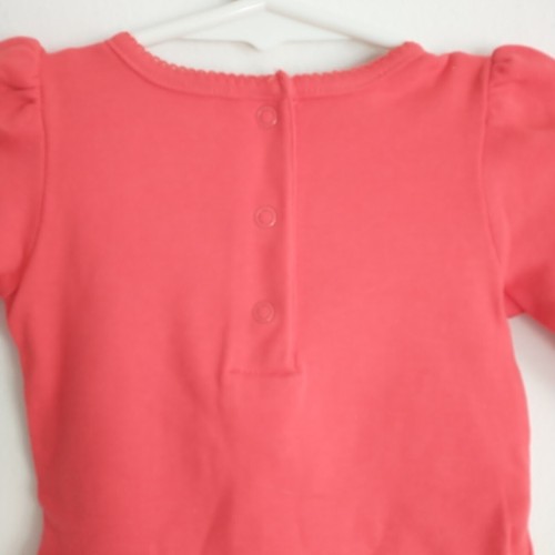Body bambina Gymboree Tres BeauEtBelle 0-3M rosso bianco ricamo lotto 2 nuovo - Foto 6 di 13