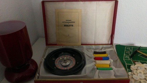 50er Jahre Roulette Spiel, Gesellschaftsspiel, Made in Germany, mit Anleitung - Bild 10 von 10