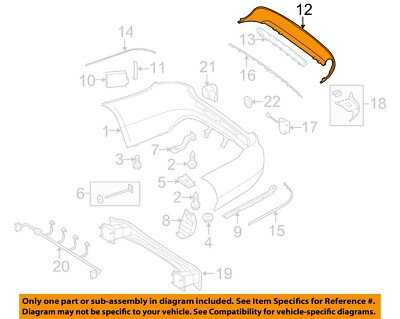 MERCEDES OEM 10-13 E350 Rear Bumper Bumper Components-Lower Cover 2128855425