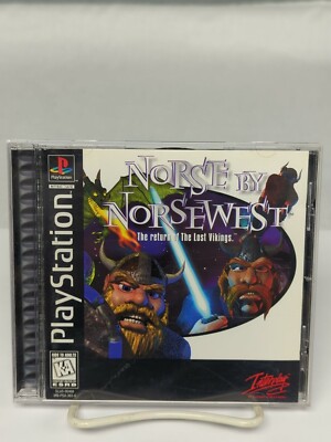Norse by Norsewest The Return of the Lost Vikings, PlayStation 1 Complete Tested
