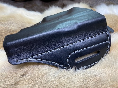 Lederholster passend für Kimber Micro 9 Pancake Style Lederholster, OWB Holster - Bild 12 von 12