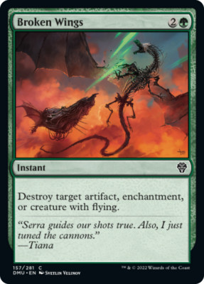 x4 Broken Wings DMU MTG 157/281 COMMON M/NM 4x