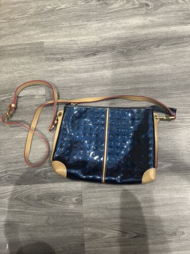 Beautiful Arcadia Royal Blue /Tan Purse