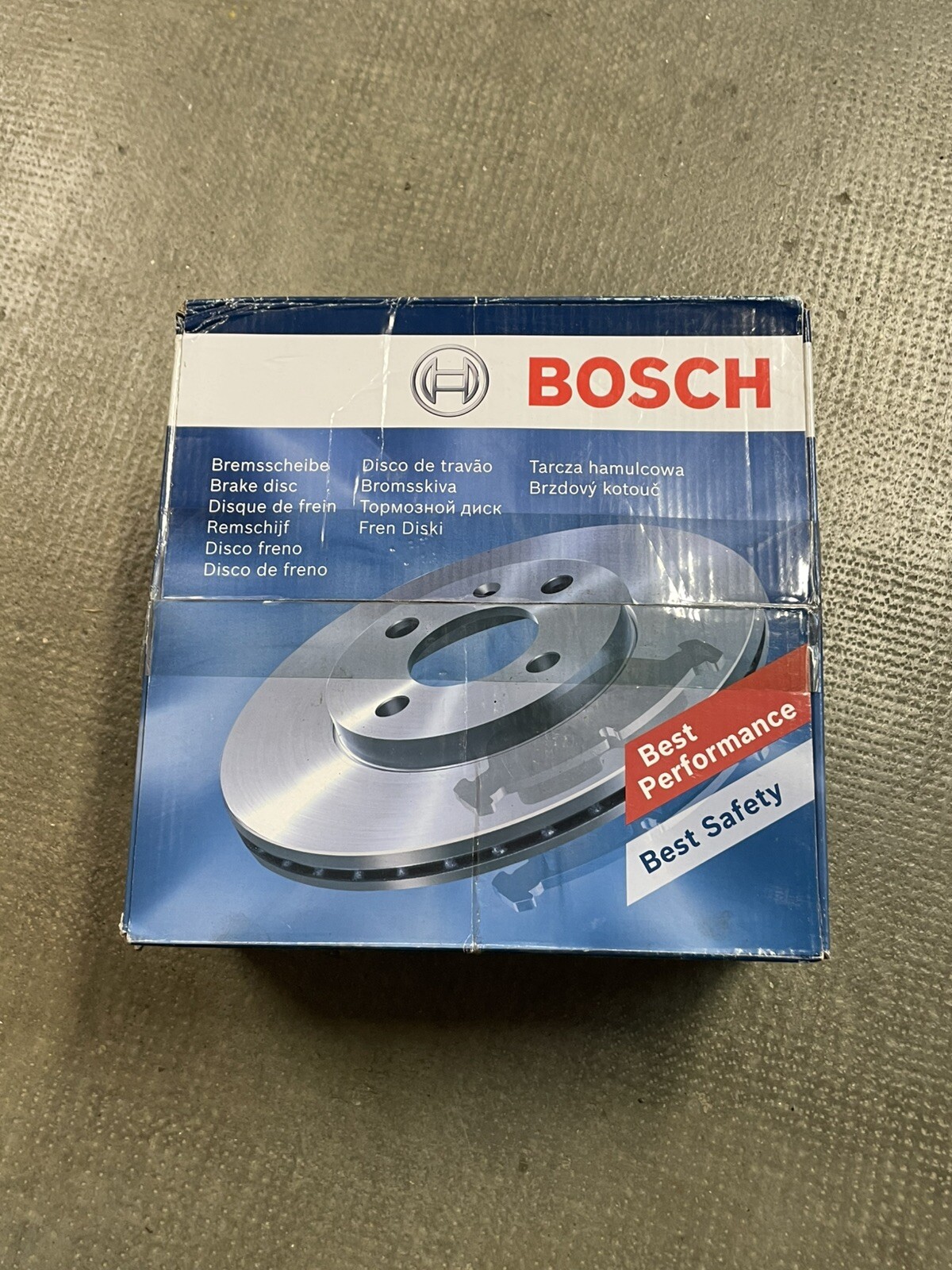 Disque de frein avant BOSCH haute performance en fonte de carbone 300mm