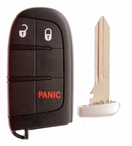 OEM Dodge Journey Remote Proximity Key Fob - 3 Button Push Start, Uncut (FCC M3N40821302)