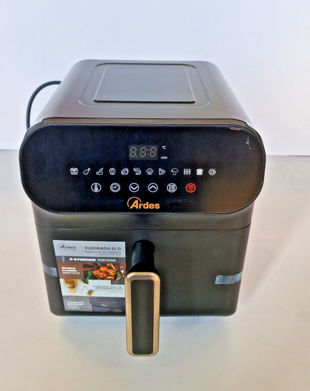 Friggitrice ad Aria Ardes Eldorada 6L ARFRYA04 Digitale Metallo Offerta