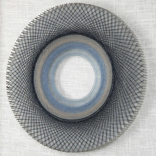 TWO MODERN SHADOW BOX STRING DUET WALL DECOR XXL 24" UTTERMOST 04111 - Picture 3 of 6