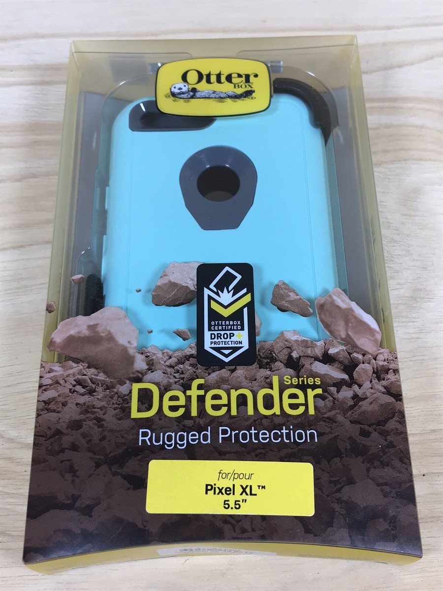 OtterBox Defender Series Case Google Pixel XL Clip Holster Blue Aqua  New - Main Image