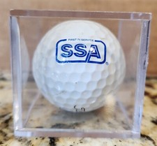 "First in Service" - SSA Logo Golf Ball 1 Titleist Pro V1 In display case