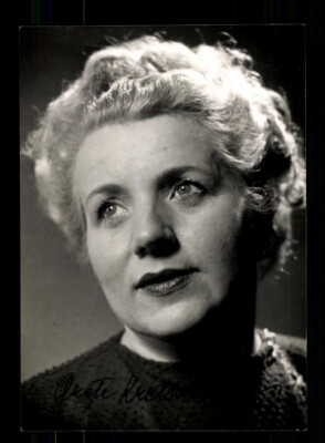 Grete Kretschmer Autogrammkarte Original Signiert + F 14108