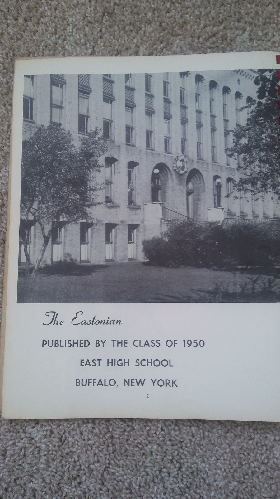 1950 East High School Buffalo, NY 'Eastonian' Yearbook Buffalo, New