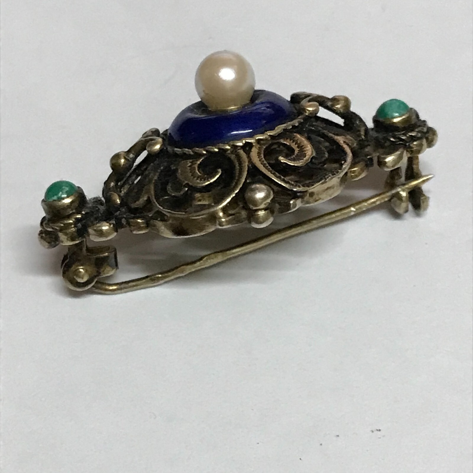 Beautiful Austro-Hungarian Solid Silver Plated Ye… - image 7