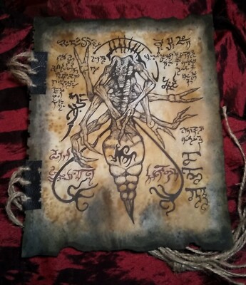 SORCERY OF LEMURIA tome fragment Necronomicon pages rpg cthulhu