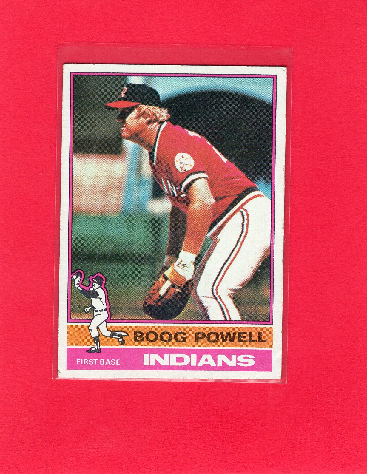 1976 Topps baseball #45 BOOG POWELL Cleveland Indians | eBay